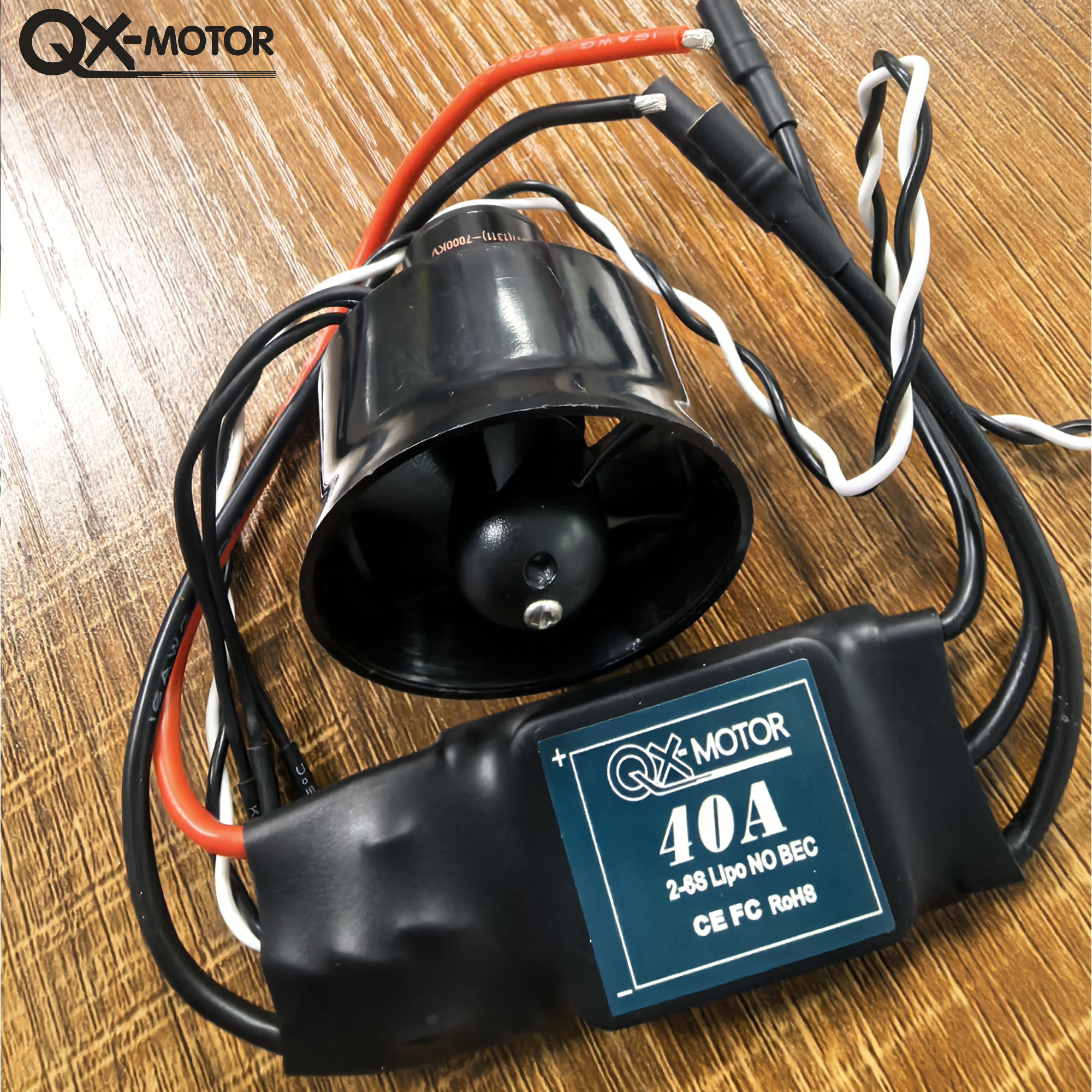 Rc Helicopter Blade - QX-MOTOR 30mm EDF 6 Blades fan