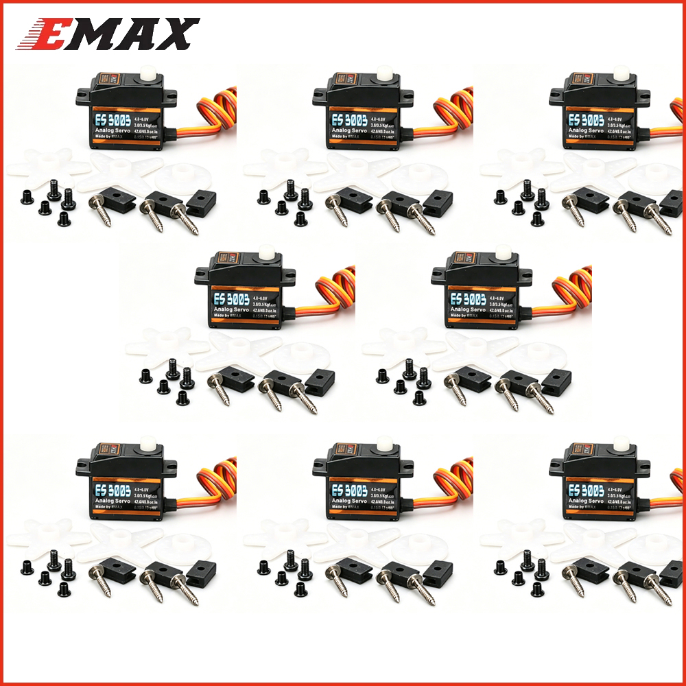 Rc Helicopter Battery - 8pcs/lot Emax ES3003 4.8V-6.0V 3.5kg Plastic