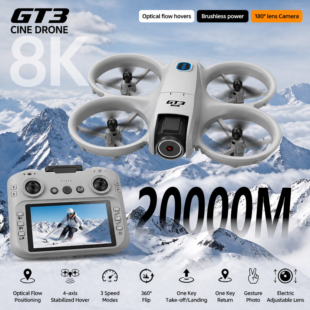 Rc Helicopter Case - GT3 Max Drone Professional 8K Dual-Camera