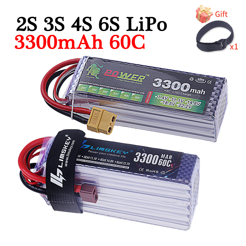 60C Lipo Battery 3300mAh 7.4V  – Rc Helicopter Parts recenzja i cena
