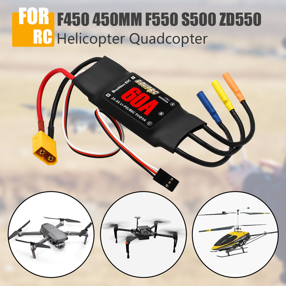 60A Brushless ESC 2-6S Electri – Rc Helicopter Electric recenzja i cena