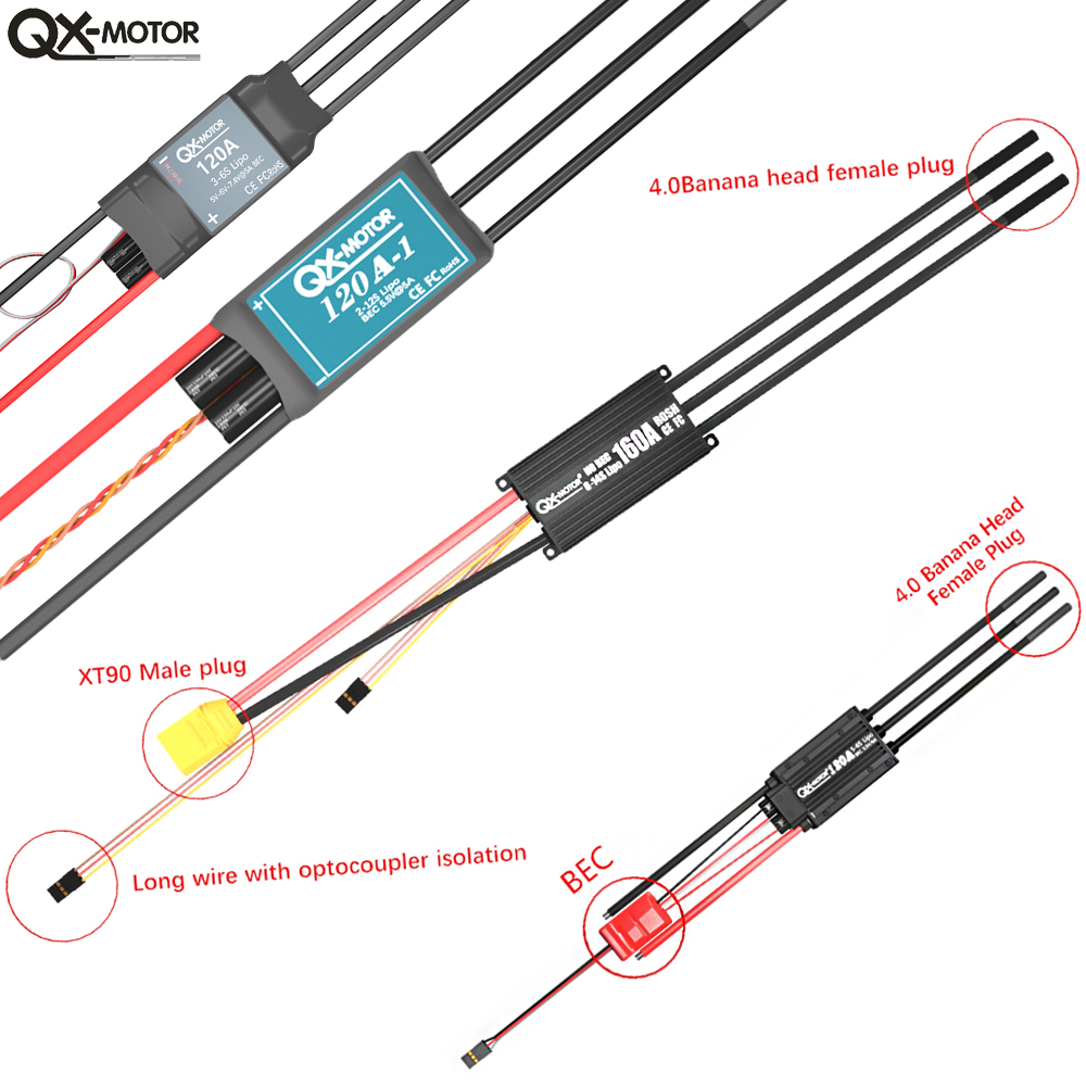 QX-MOTOR Brushless ESC series  – Rc Helicopter Battery recenzja i cena