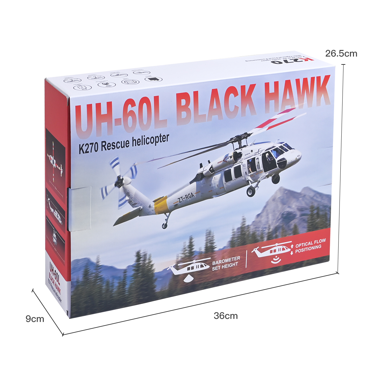 WLtoys K170 K270 UH-60L Brushl – Rc Helicopter Gyro recenzja i cena