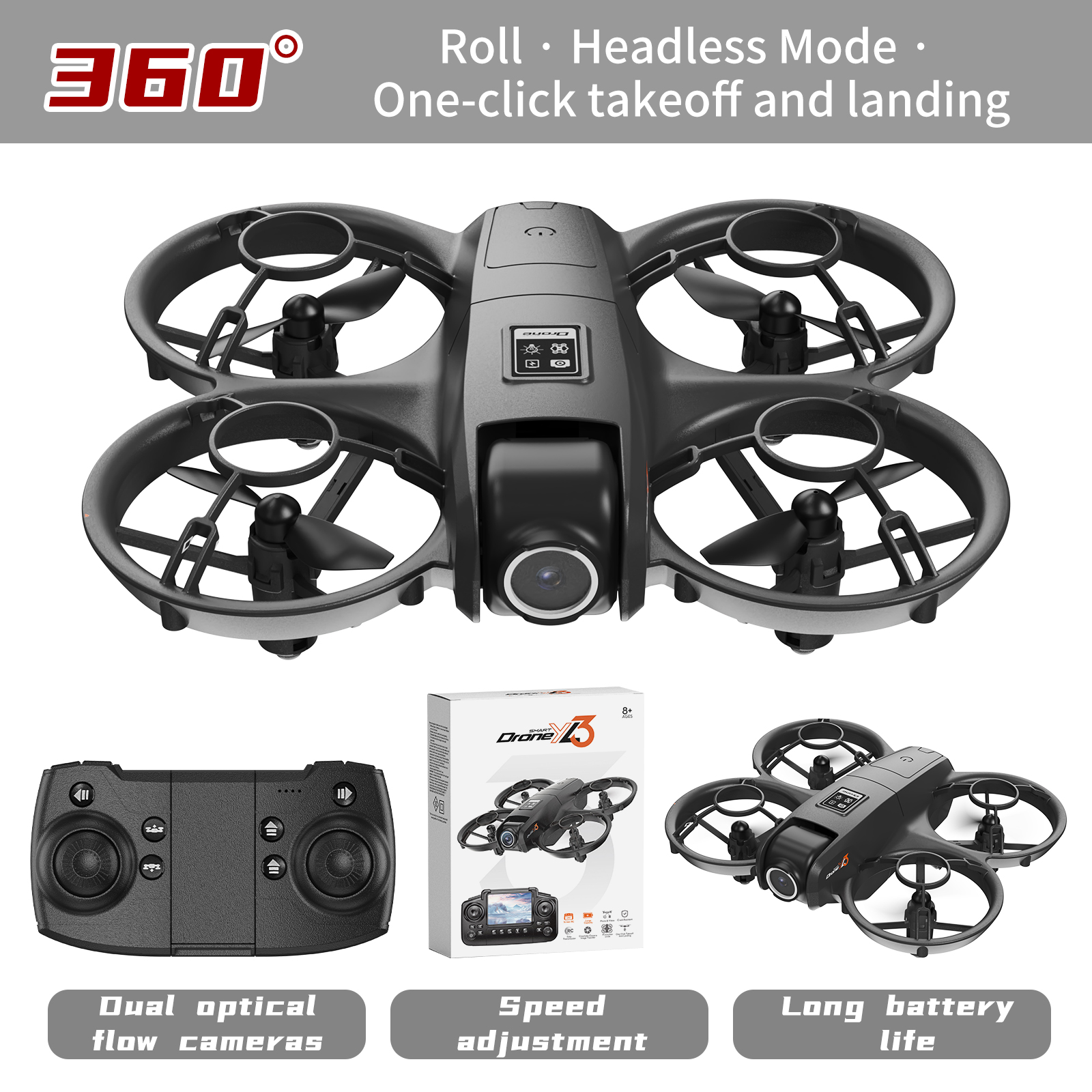 YL3 Remote-Controlled Drone wi – Rc Helicopter Case recenzja i cena