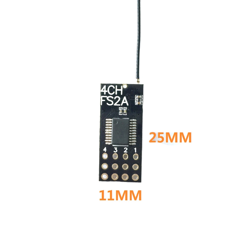 Flysky FS2A Mini Receiver 4CH  – Rc Helicopter Battery recenzja i cena