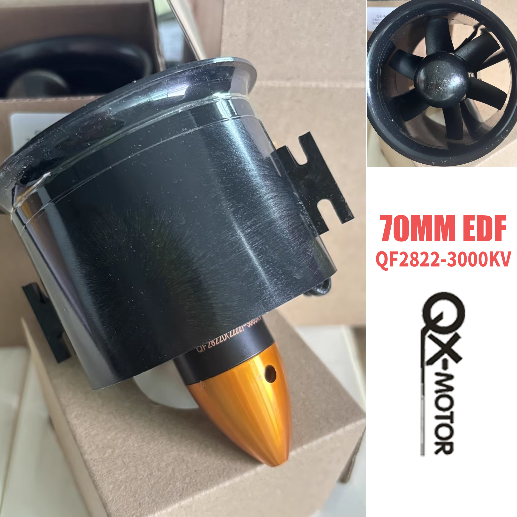 QX-MOTOR QF2822 3000KV 70mm ED – Rc Helicopter Blade recenzja i cena