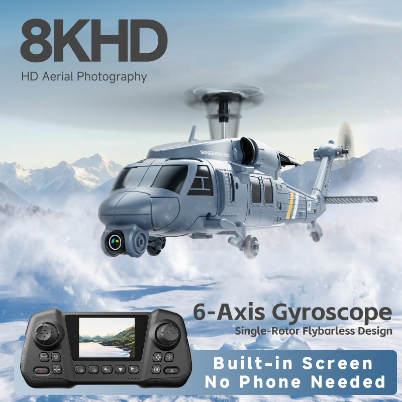 4DRC L2 RC Apache Military Fig – Rc Helicopter Single Rotor recenzja i cena