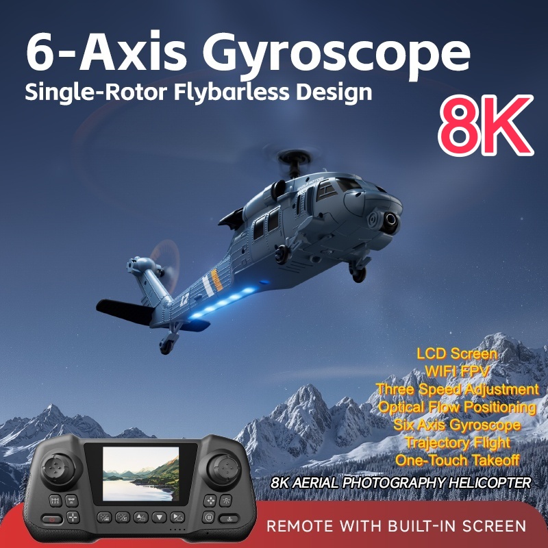 Military Remote Control Screen – Rc Helicopter Single Rotor recenzja i cena