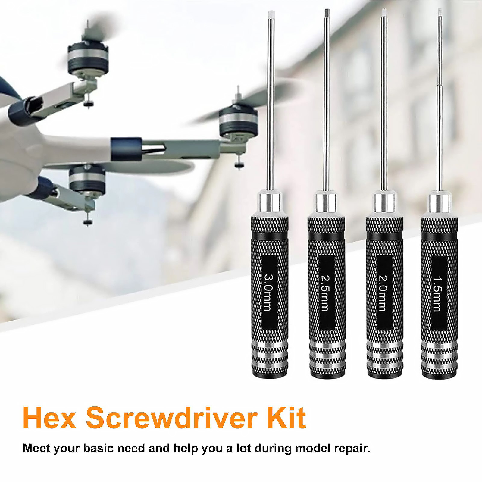 4Pcs/lot RC Tools Hex Nut Scre – Rc Helicopter Tool Kit recenzja i cena