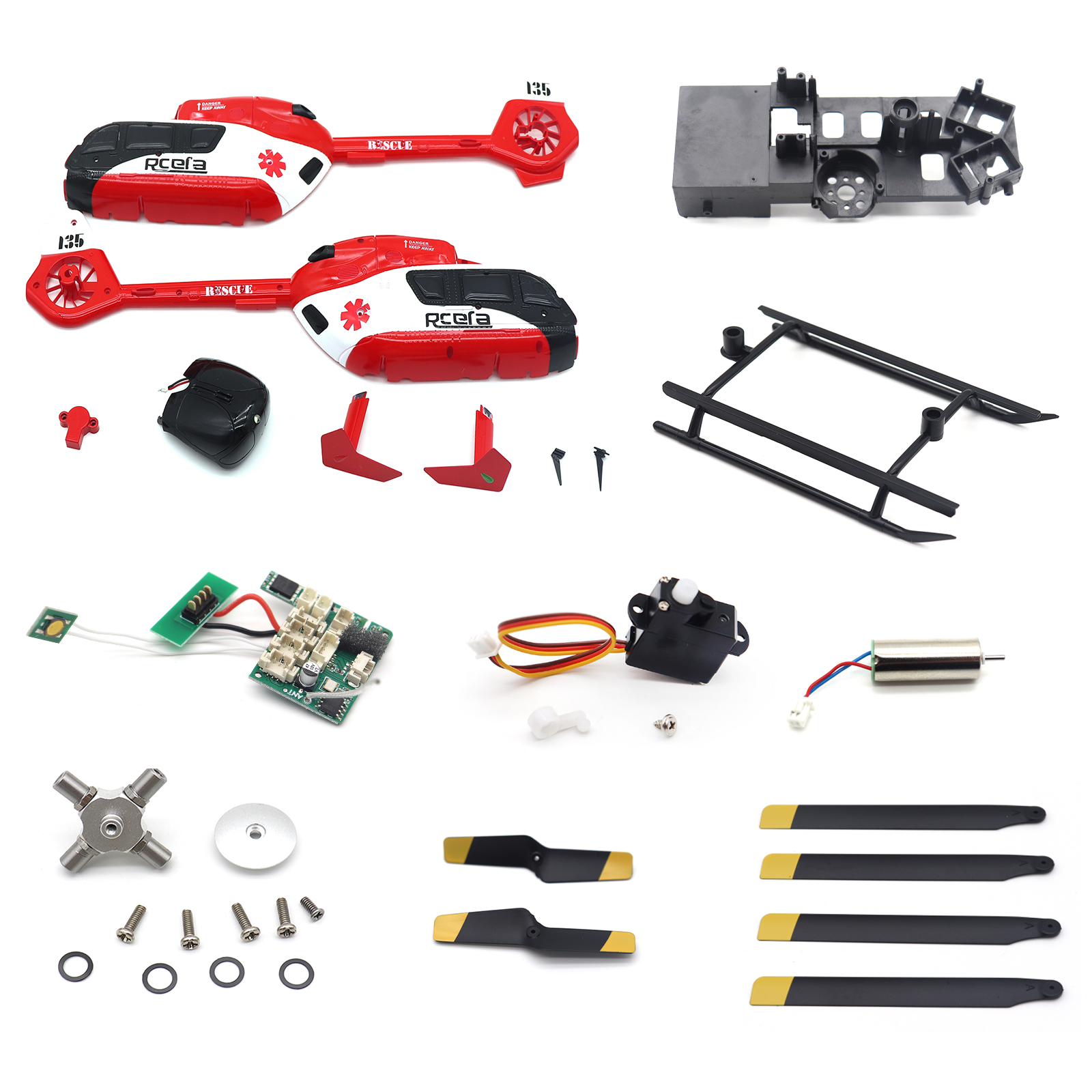 Original Parts for C159 EC-135 – Rc Helicopter Remote Control recenzja i cena