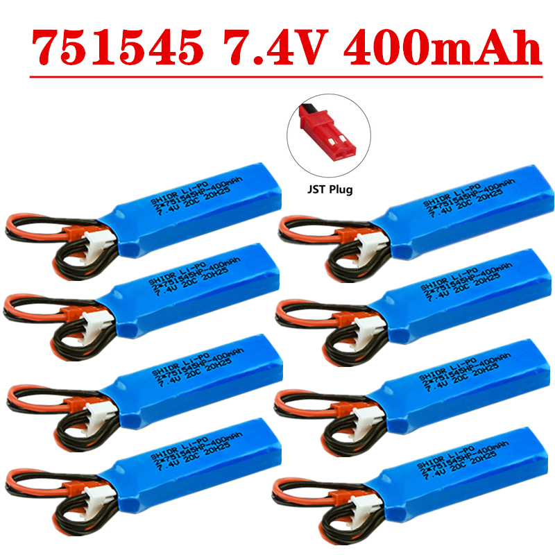 RC Car Battery 7.4V 400mah Lip – Rc Helicopter Parts recenzja i cena