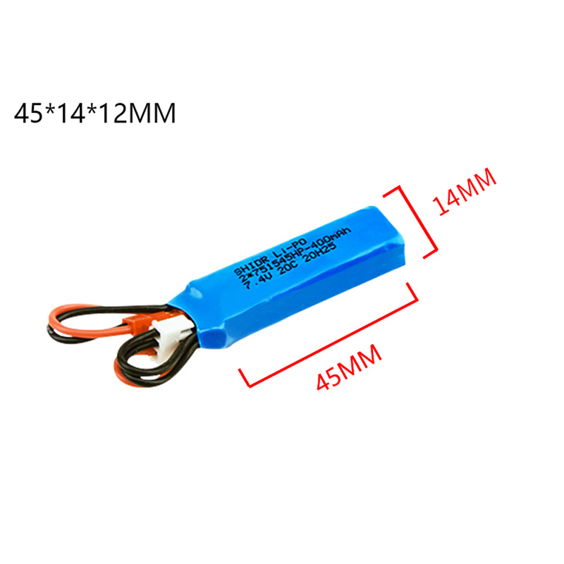 RC Car Battery 7.4V 400mah Lip – Rc Helicopter Parts recenzja i cena