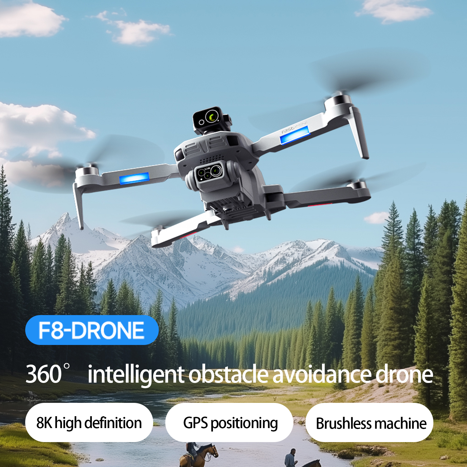 F8 MAX GPS Drone Professional  – Rc Helicopter Electric recenzja i cena