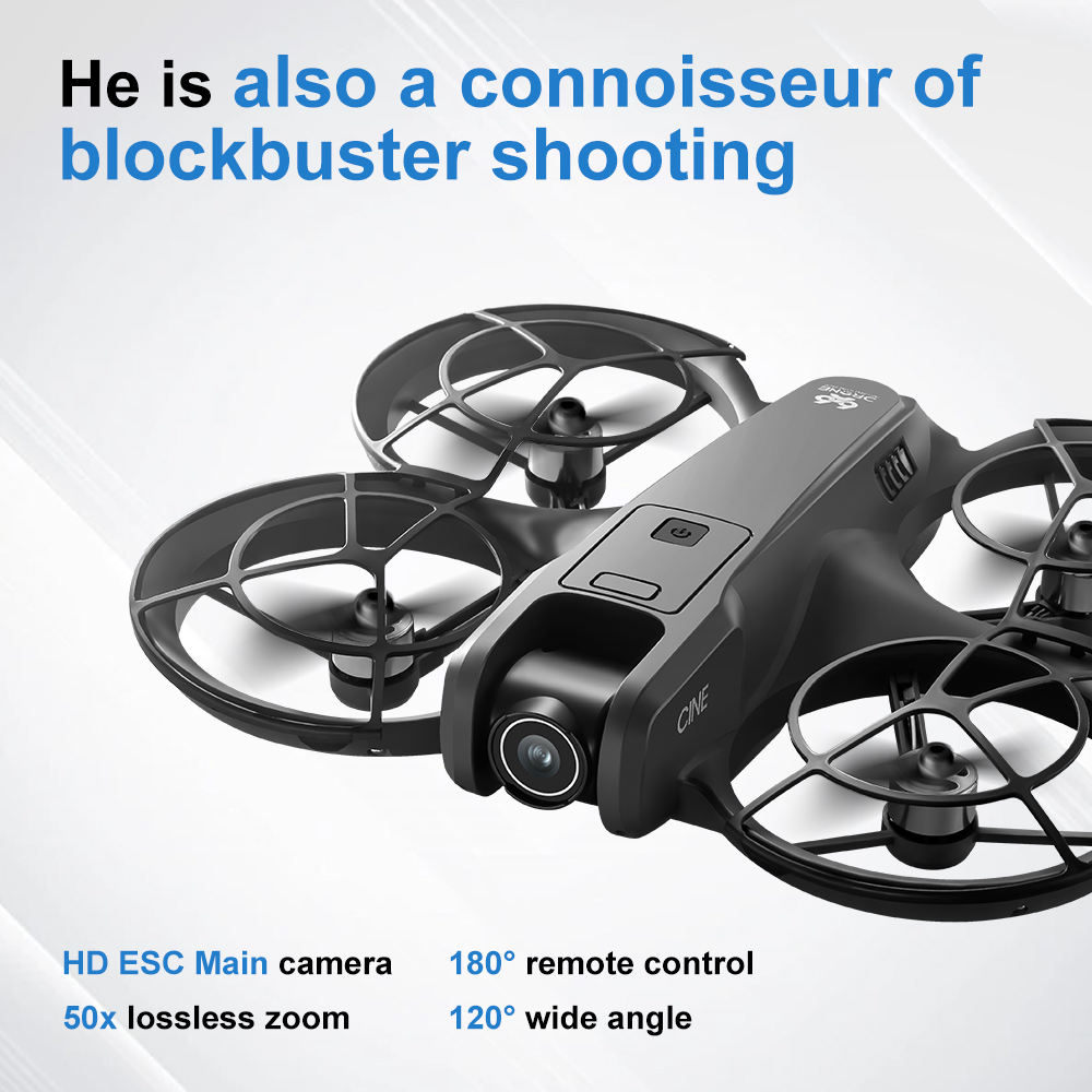 V666 Foldable Mini Drone 4K Du – Rc Helicopter Case recenzja i cena