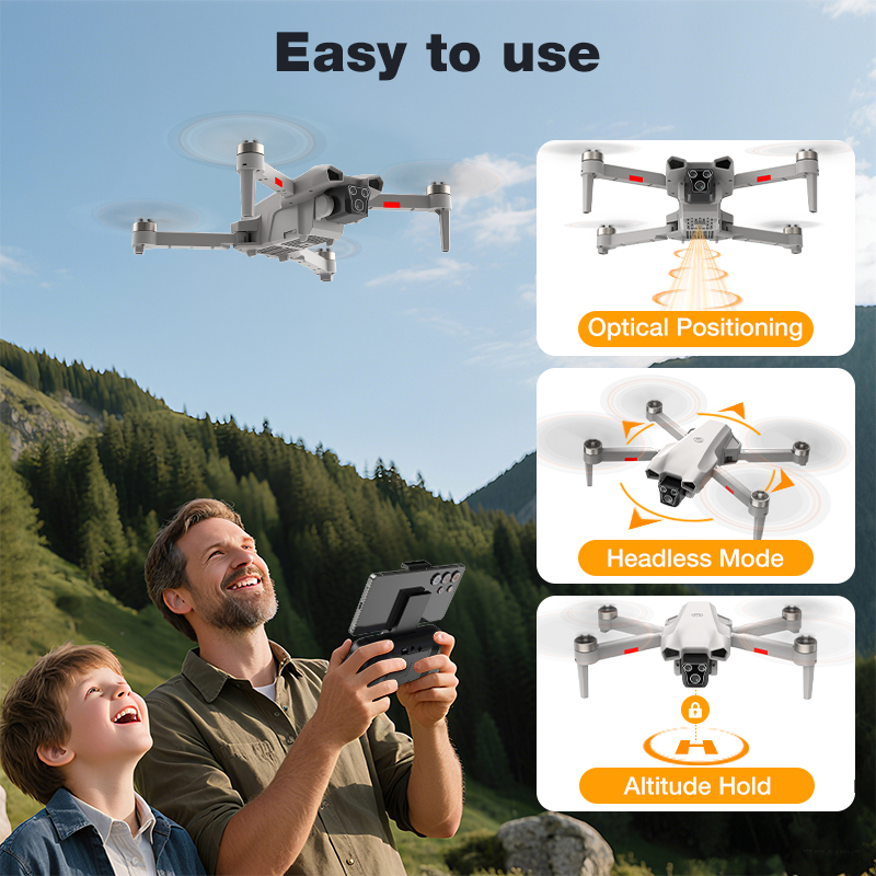 NEW Hot L017 Pro Drone Brushle – Rc Helicopter Electric recenzja i cena